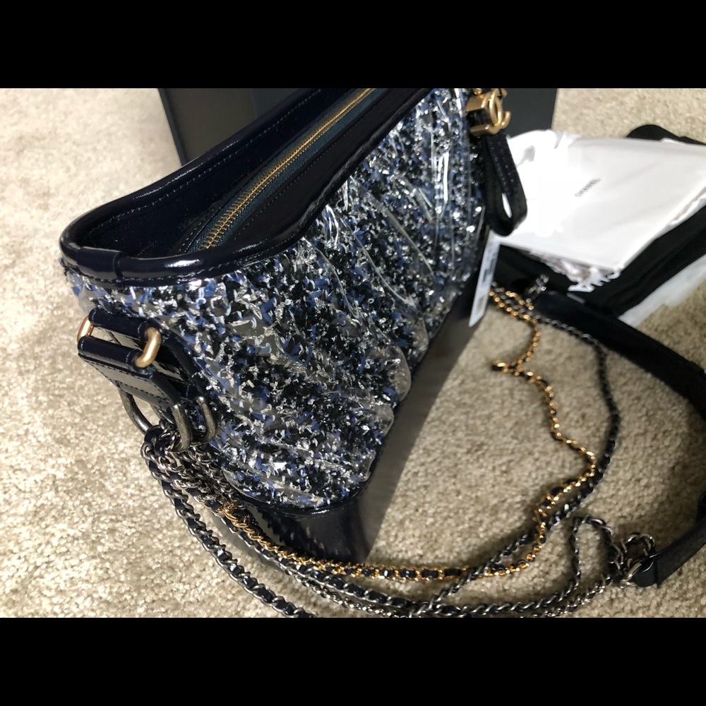 SOLD! CHANEL Gabrielle medium PVC decoration bag - Picture 3 of 7